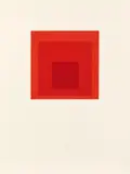 SP-J by Josef Albers, 1971, Colour silkscreen on card, sold Dec 2016