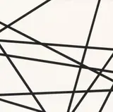 François Morellet, 10 lignes au hazard, no.75084, no.2, 1975, Acrylic on canvas