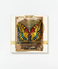 Untitled by Edward Kienholz, 1971, Mixed media, collaged on panel, sold Dec 2016