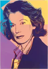 Mildred Scheel by Andy Warhol, 1980, Farbserigrafie und Diamantstaub auf Arches-Velin, sold Dec 2016