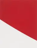 Red Curve by Ellsworth Kelly, 1999, Original colour lithograph on cardboard, sold Dec 2016