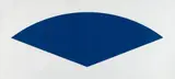 Blue Curve (State III) by Ellsworth Kelly, 1988, Original colour lithograph on cardboard, sold Dec 2016
