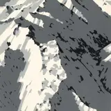 Gerhard Richter, Schweizer Alpen II (A2), 1969, Silkscreen in black and two shades of grey