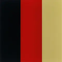 Schwarz-Rot-Gold IV by Gerhard Richter, 2015, Farbserigrafie hinter Floatglas, offered Dec 2016