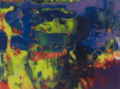 Aladin by Gerhard Richter, 2014, Chromogenic print, flush-mounted to aluminum with metal strainer on the reverse (as issued), sold Dec 2016