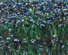 Feldstück 3/V by Ralph Fleck, 1992, Oil on canvas, sold Dec 2016