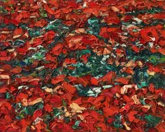 Feldstück 27/X by Ralph Fleck, 1991, Oil on canvas, sold Dec 2016