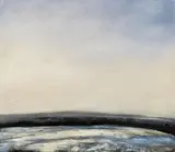 Schnee, Wannsee by Klaus Fußmann, 1975, Oil on card, sold Dec 2016