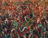 Ralph Fleck, Feldstück 8/V, 1992, Oil on canvas