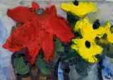 Klaus Fußmann, Untitled (Christstern und Rudbeckia)