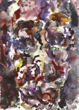 Marwan, Untitled (Kopf), 1984, Watercolour on paper