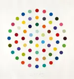 Damien Hirst, Cineole, 2004, Colour aquatint etching on card