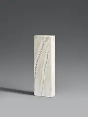 Karl Prantl, Zur Meditation, 1984, White marble