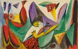 Ernst Wilhelm Nay, Euryanthe IV, 1947, Gouache on paper