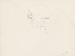 Untitled by Joseph Beuys, Around 1948-1950, Pencil on card, offered Dec 2016
