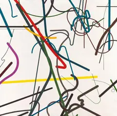 Zdeněk Sýkora, Linien Nr. 49, 1987, Oil on canvas