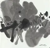 Chu Teh-chun, Untitled, 1999, India ink on paper