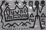 A. R. Penck, Welt des Adlers
