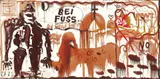 Jonathan Meese, Liebe im alten Ägypten (Liebhaberin de Sphinx), 2007, Mixed media, collaged on canvas