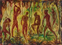 Vom Schatten ins Licht by Lorenz Bösken, Circa 1920-1925, Oil on canvas, offered Dec 2016