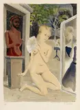 Paul Delvaux, The Fan