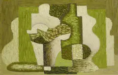 Serge Charchoune, Composition, 1944, Oil on canvas, relined