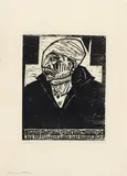 Verwundeter Matrose by Erich Heckel, 1915, Woodcut on laid paper with watermark "SLG", sold Dec 2016