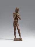 Joachim Karsch, Der Hahnenschrei, 1942, Bronze sculpture