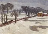 Otto Modersohn, Winterlandschaft