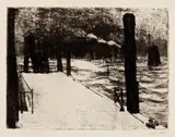 Emil Nolde, Hamburg, Landungsbrücke, 1910, Etching on ivory-coloured laid paper with watermark "VAN GELDER ZONEN" 31 x 41.2 xm (