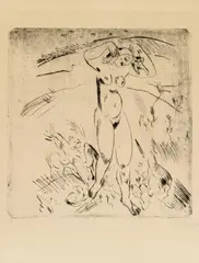 Herbst by Max Pechstein, 1912, Etching on chamois-coloured light card, offered Dec 2016