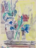 Anton Räderscheidt, Blumenstillleben