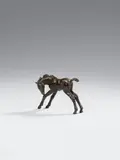 Sich leckendes Fohlen by Renée Sintenis, 1928, Bronze, sold Dec 2016
