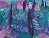Heinrich Steiner, In der Toskana, Before 1990, Oil on canvas