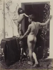 Untitled by Guglielmo (Wilhelm) Plüschow, c. 1900, Albumen print, sold Dec 2016