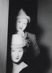 Werner Rohde, Clown and Clownesse, 1935, Ferrotyped gelatin silver print on Agfa paper, printed later