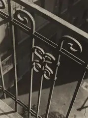 Imre Kinszki, Railing, 1930s, Vintage gelatin silver print