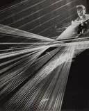 Ludwig Windstosser, Rhodia - Seda (Fabrik für Kunstseide), 1950s, Vintage ferrotyped gelatin silver print on Agfa-Brovira paper