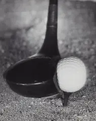 Driving the golf ball by Harold Eugene Edgerton, 1935, Ferrotyped gelatin silver print, printed 1950s, sold Dec 2016