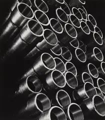 Untitled (Steel Cylinder) by Ludwig Windstosser, 1950s, Vintage ferrotyped gelatin silver print on Agfa-Brovira paper, offered Dec 2016