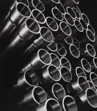 Ludwig Windstosser, Untitled (Steel Cylinder), 1950s, Vintage ferrotyped gelatin silver print on Agfa-Brovira paper