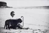 Robert Lebeck, Willy Brandt on Fuerteventura, Christmas