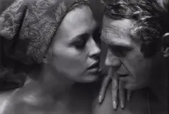 Bill Ray, Faye Dunaway & Steve McQueen (at the set of 'Thomas Crown Affair'), 1967, Gelatin silver print, printed later