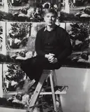 Hans Schiff, Andy Warhol, 1963, Vintage ferrotyped gelatin silver print