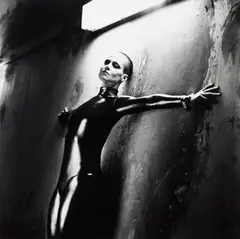 Helmut Newton, Sigourney Weaver in Alien III, Monte Carlo, 1991, Gelatin silver print