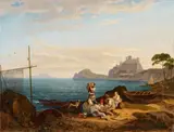 Ludwig Richter, View on Baiae in the Gulf of Naples