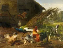 Carl Jutz the Elder, Much Ado About Nothing, Oil on canvas