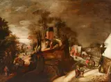 Marten van Cleve, Autumn and Winter, Oil on panel