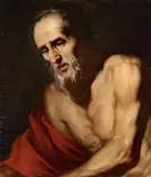 Cesare Fracanzano, Saint Jerome, Oil on canvas (relined)