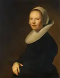 Portrait of a Young Lady by Johannes Cornelisz Verspronck, Oil on canvas, sold Nov 2016
